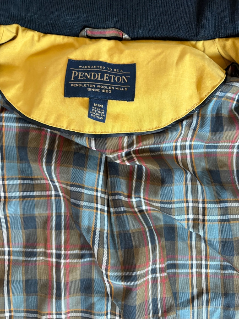 Pendleton Womens Yellow Field Rain Jacket - Picture 5 of 9